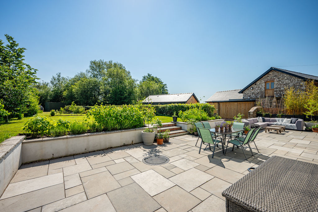 Rear Patio and Garden- click for photo gallery